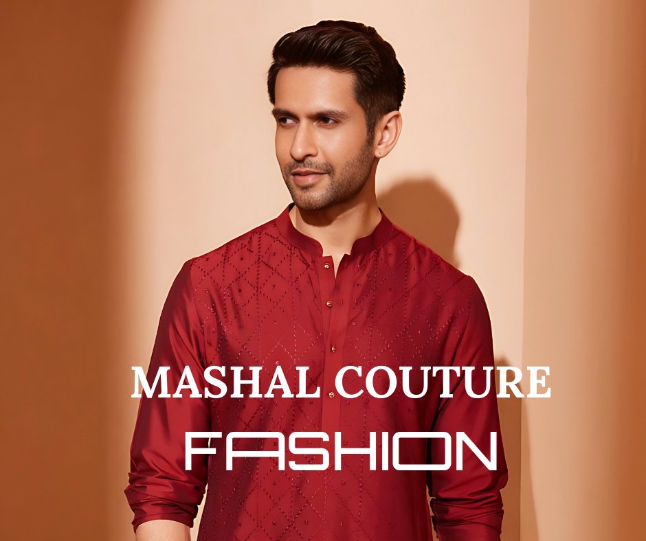 MC KS 23 Shalwar Kameez and Stylish Prince Coat - Mashal Couture