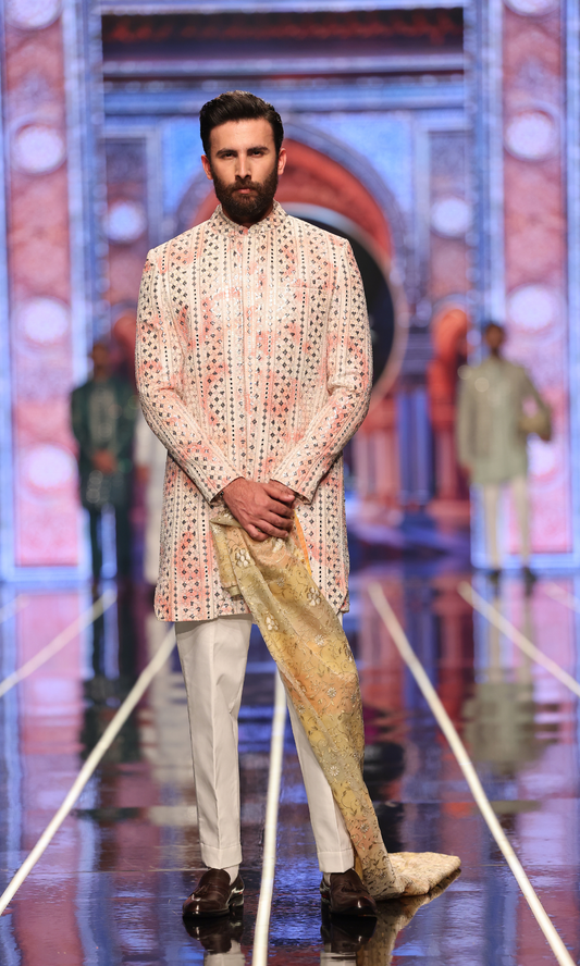 MC 614 Royal Opal Sherwani