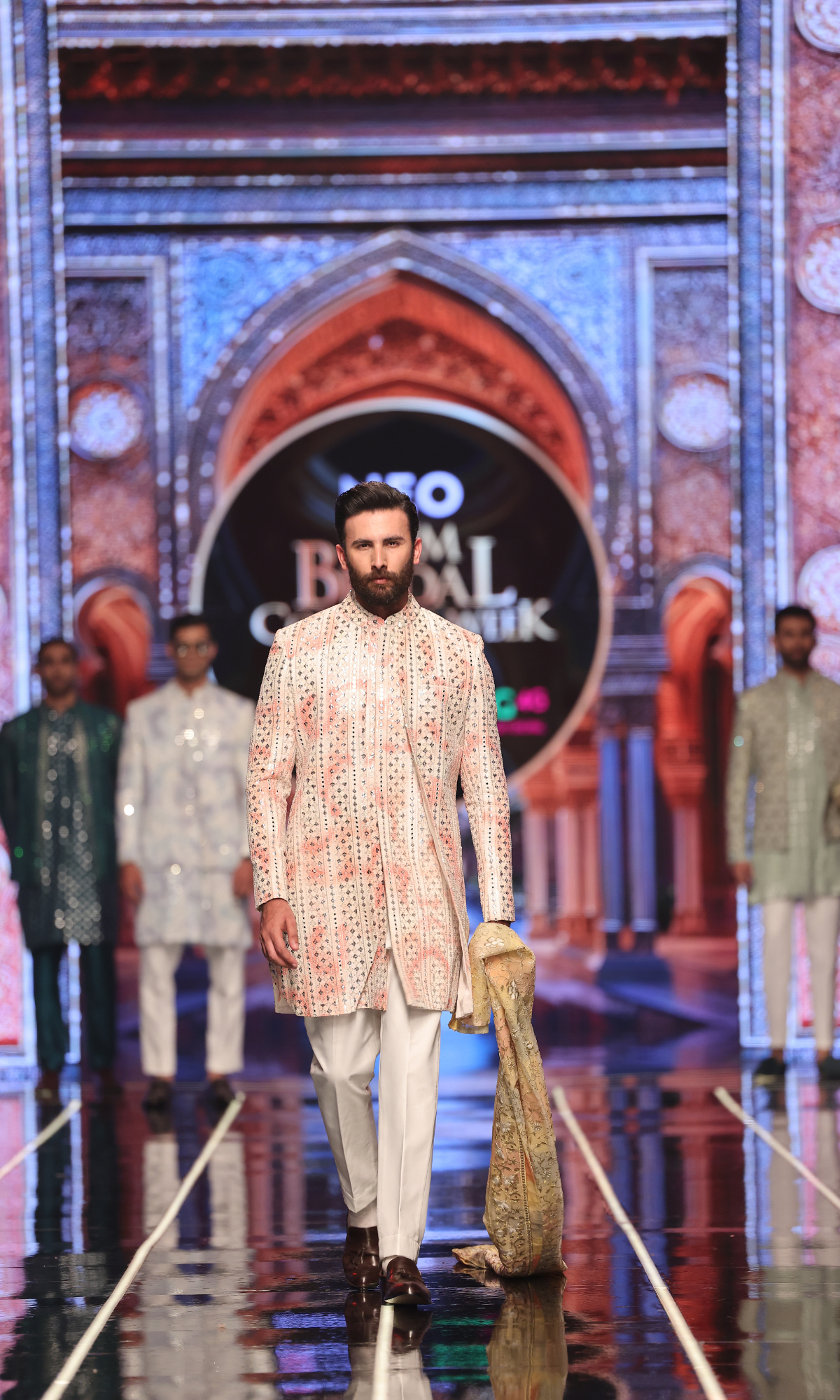 MC 614 Royal Opal Sherwani