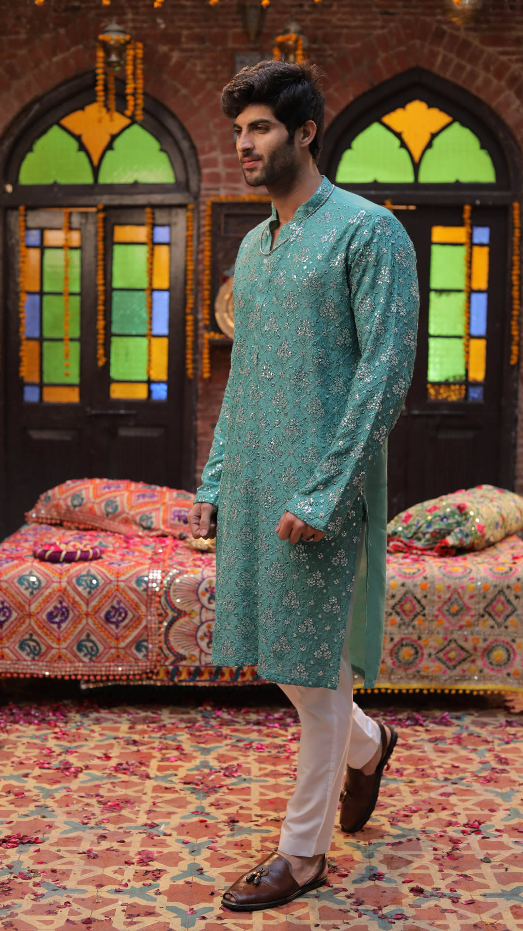 Rangeen Sehar Kurta Men