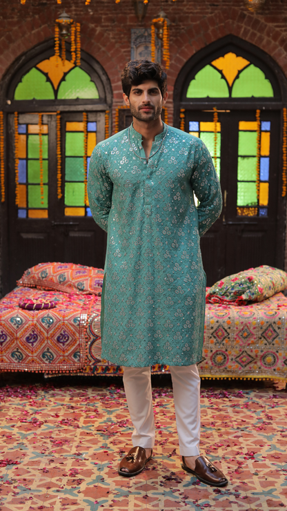 Rangeen Sehar Kurta Men