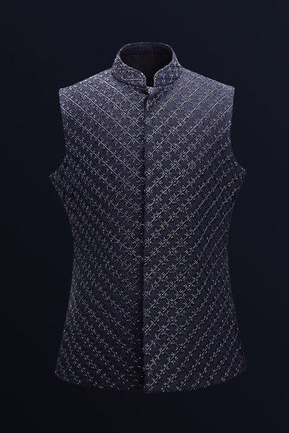 Stylish Black Waistcoat for Men - Crafted for Comfort and Durability