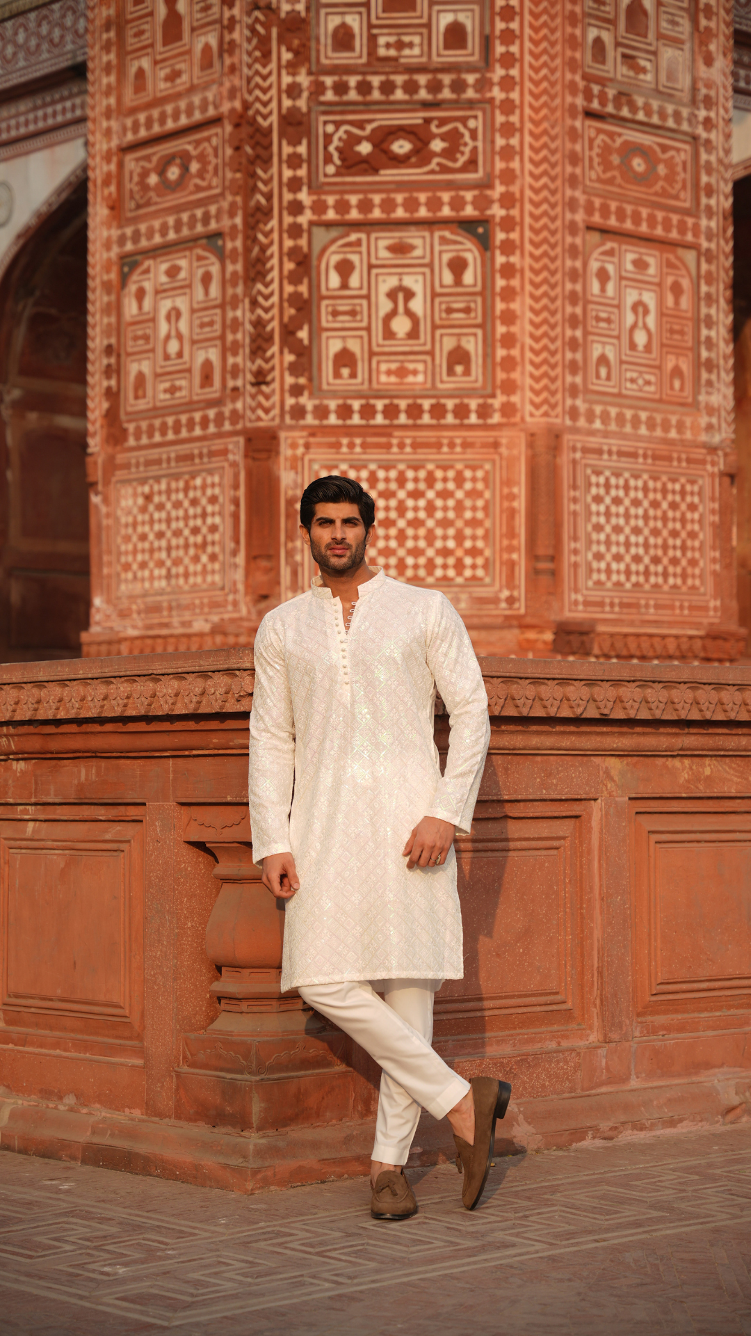 Embroidery Kurta Pajama For Men