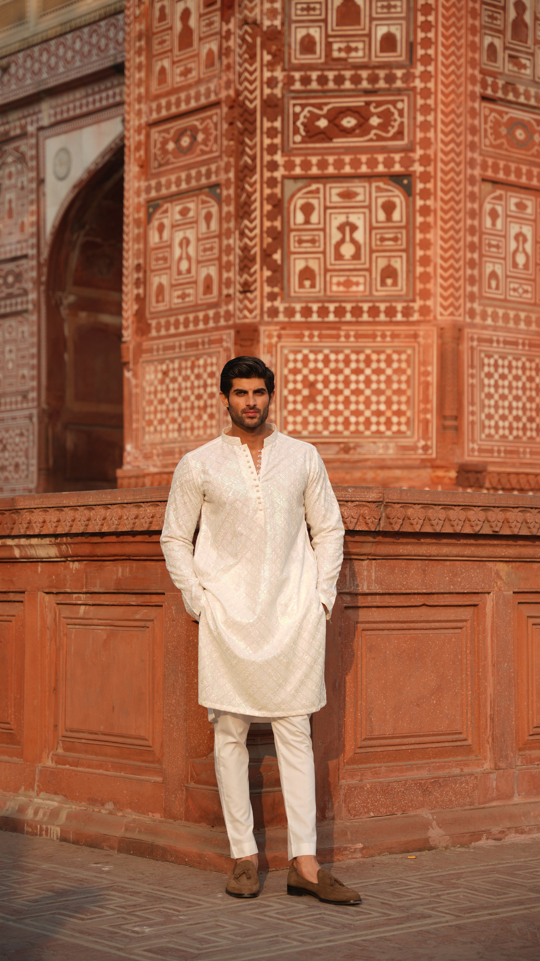 Embroidery Kurta Pajama For Men