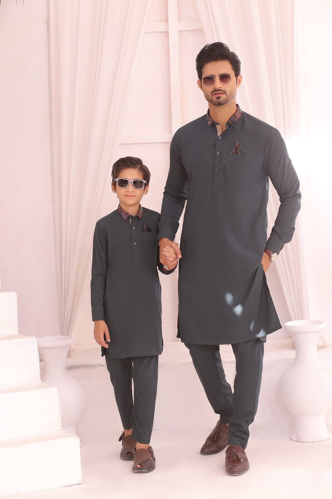 FS 11 Father And Son Kurta Pajama - Mashal Couture