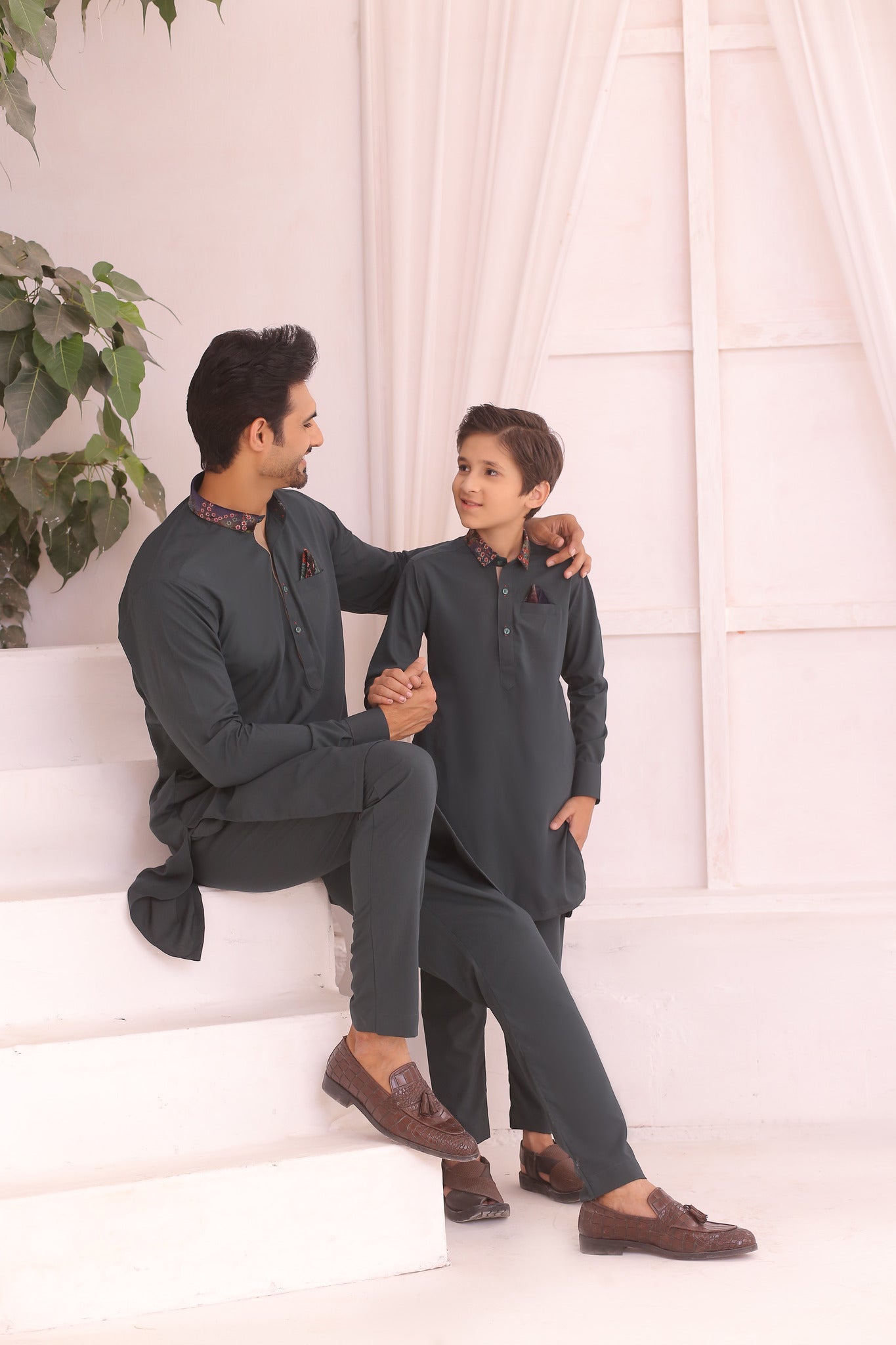 FS 11 Father And Son Kurta Pajama - Mashal Couture