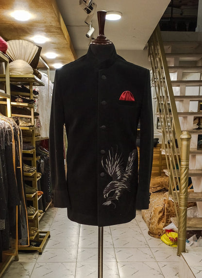 Black Velvet Prince Coat