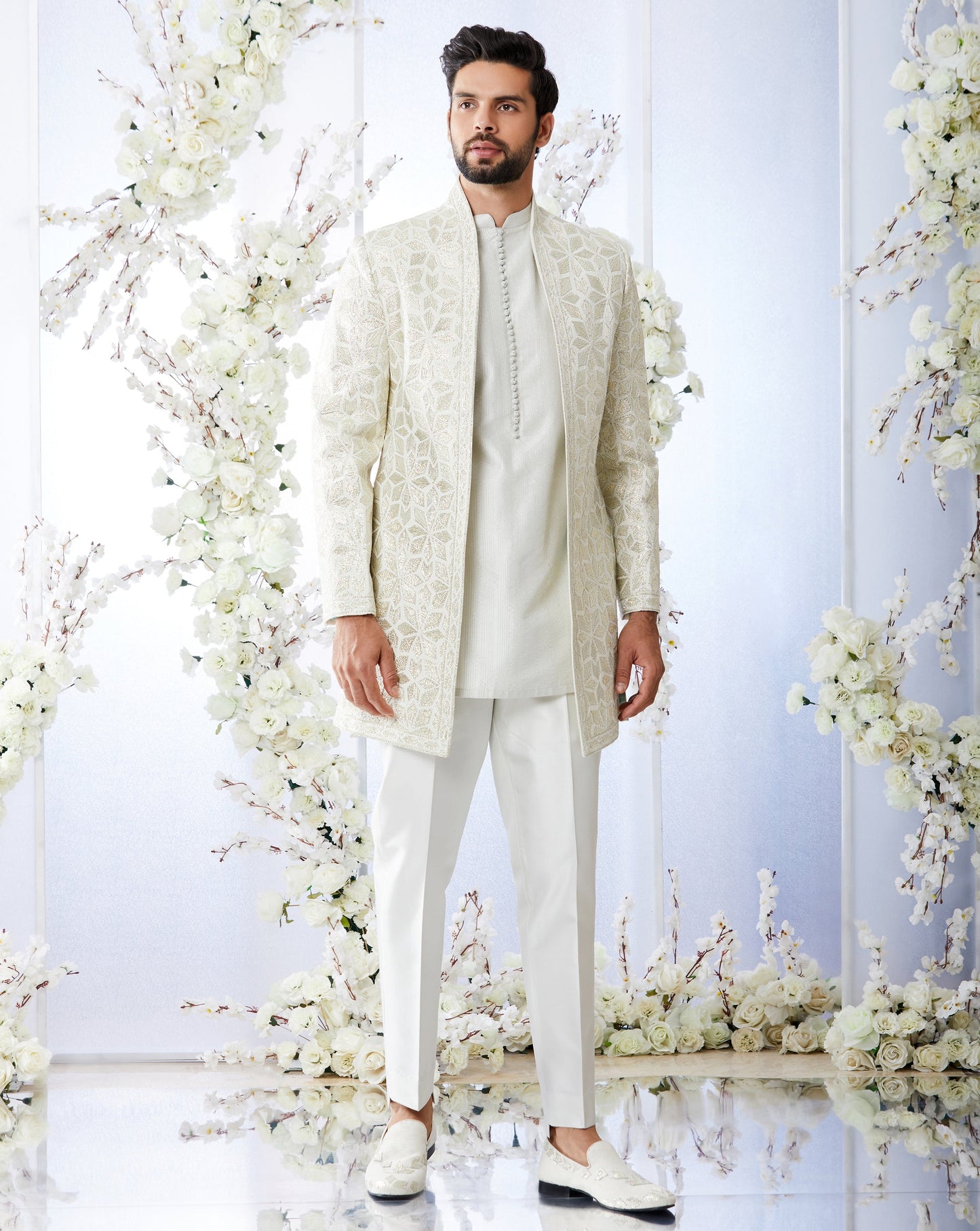 MC 539 Sherwani Dress For Groom - Mashal Couture