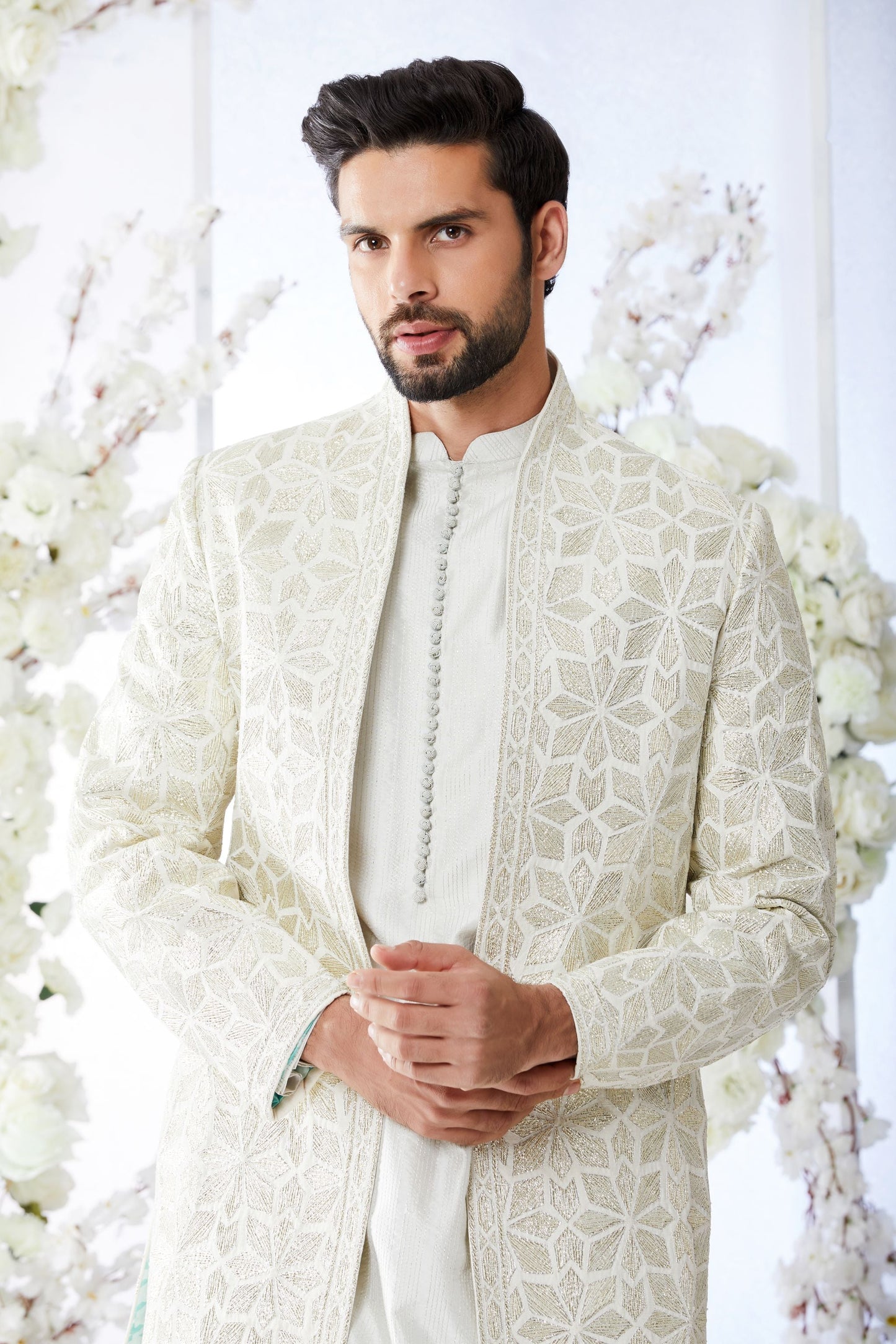 MC 539 Sherwani Dress For Groom - Mashal Couture