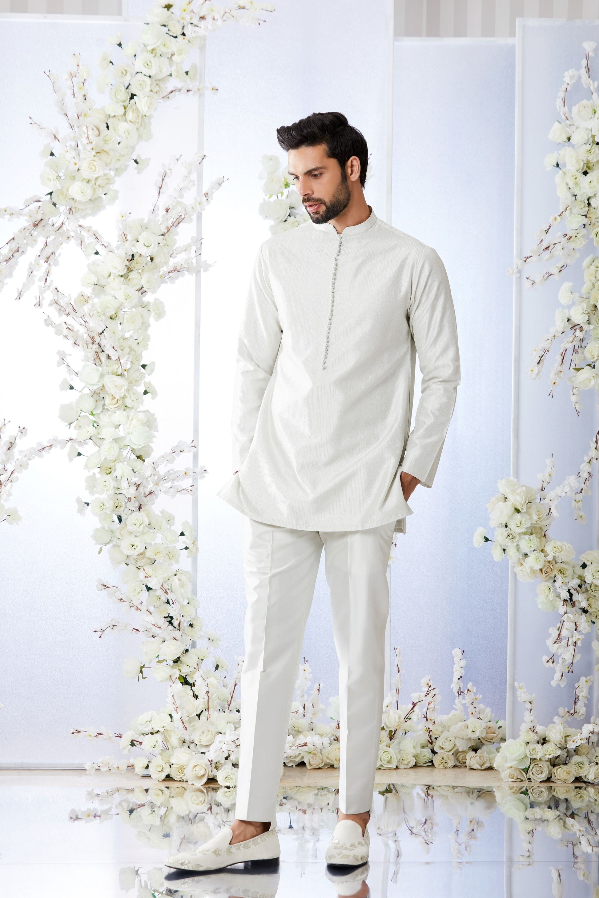 MC 539 Sherwani Dress For Groom - Mashal Couture