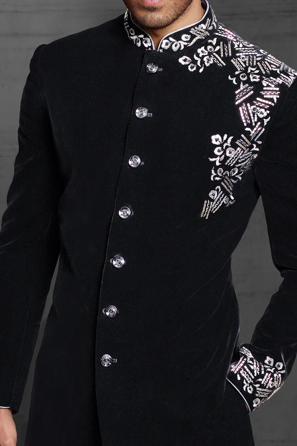 Black Sherwani