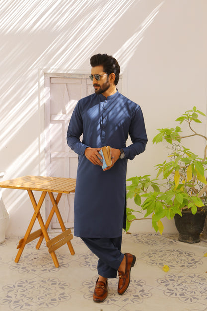 Blue Shalwar Kameez