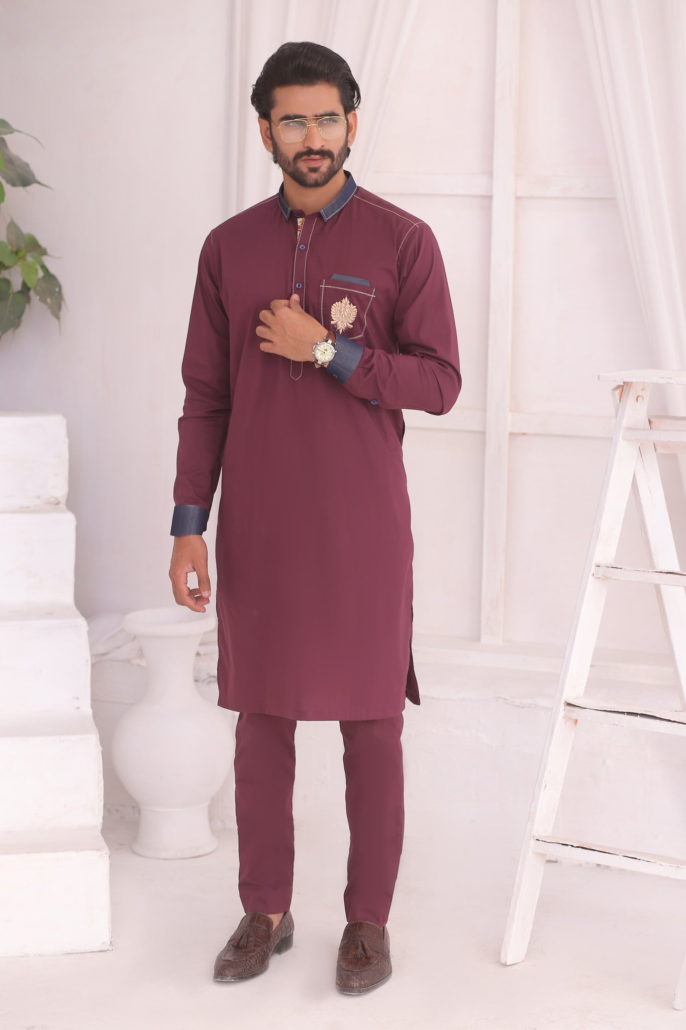 MC 16 Kurta Pajama - Mashal Couture