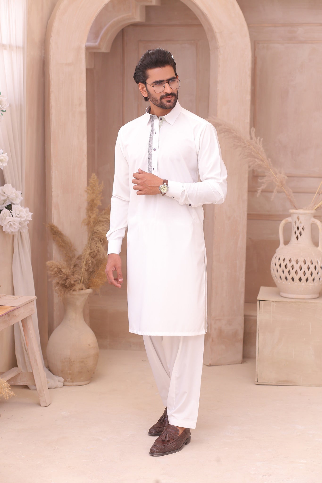 MC KP 13 Shalwar Kameez Mens - Mashal Couture