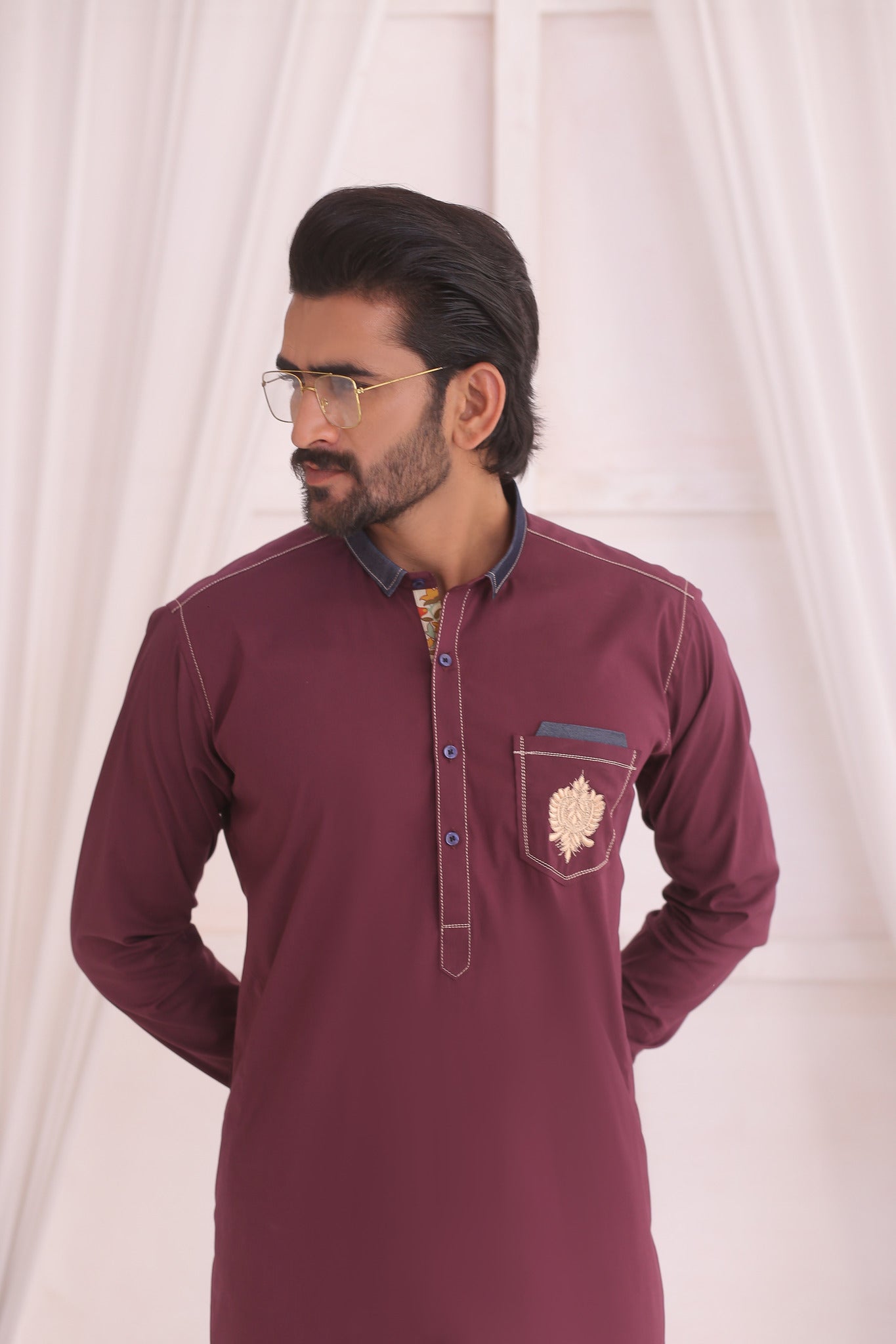 MC 16 Kurta Pajama - Mashal Couture