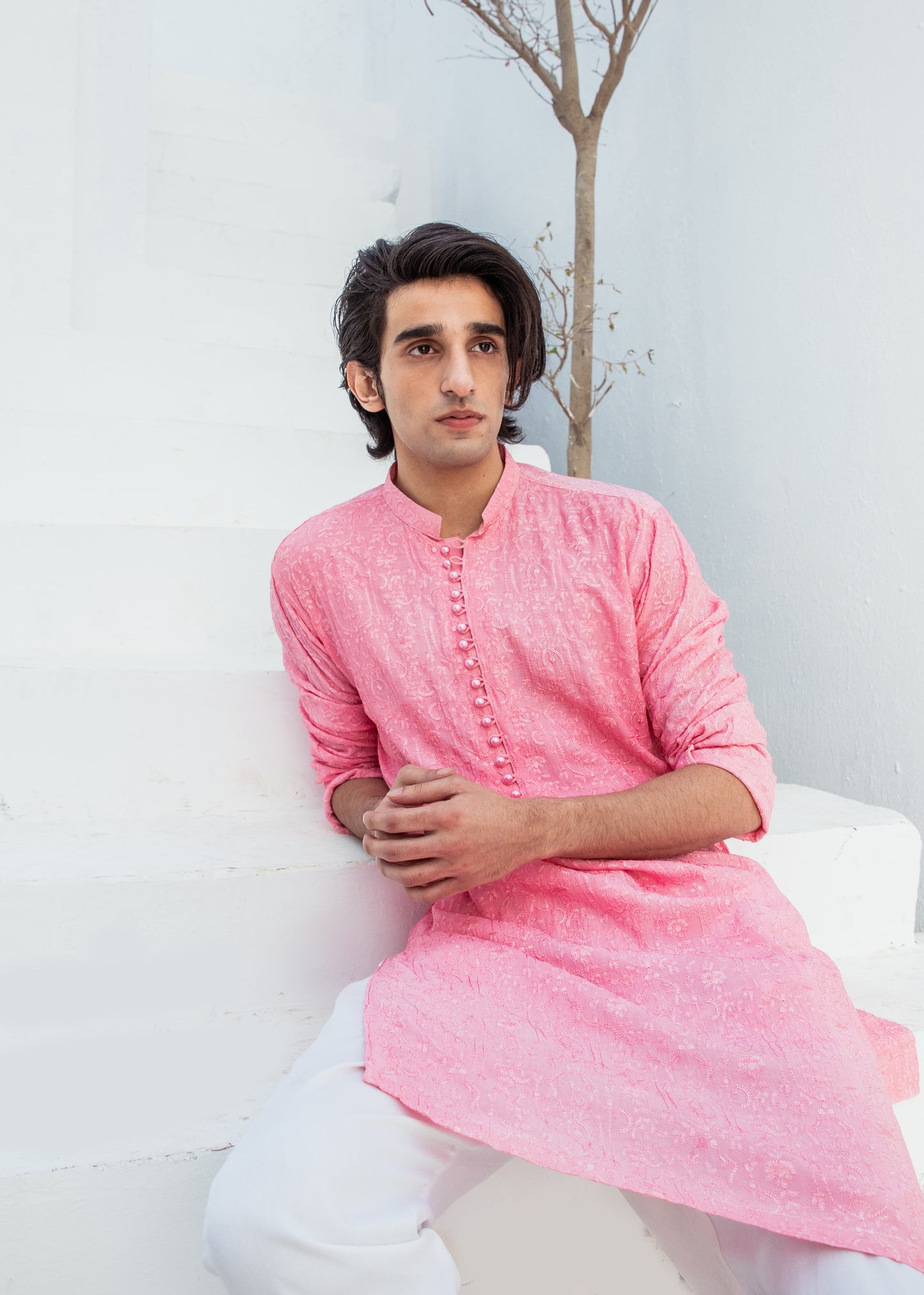 chikan kurta for men