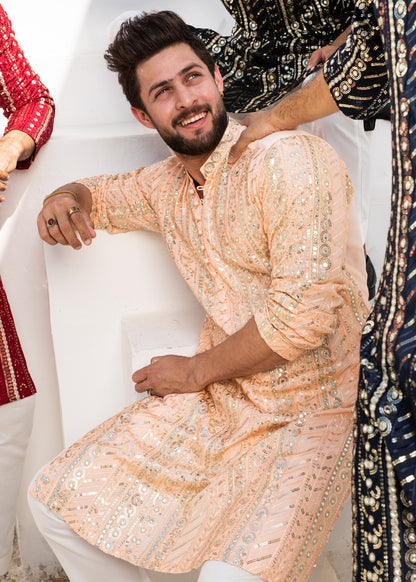 MC 18 Mirror Work Kurta