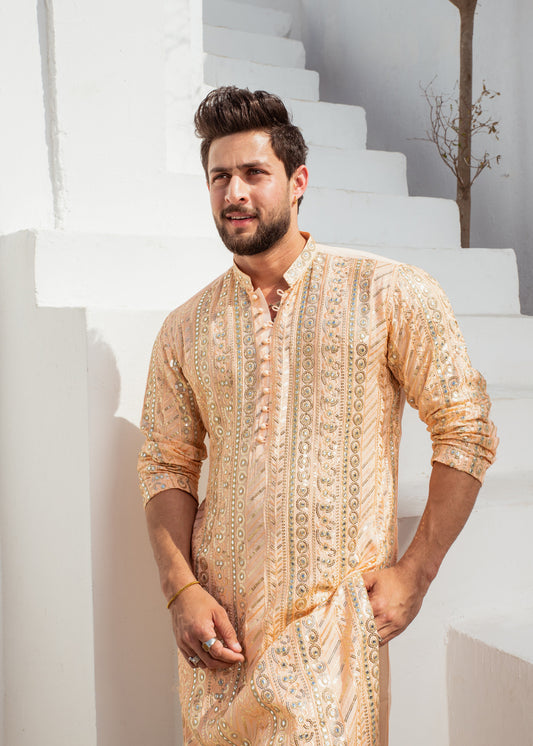 MC 18 Mirror Work Kurta