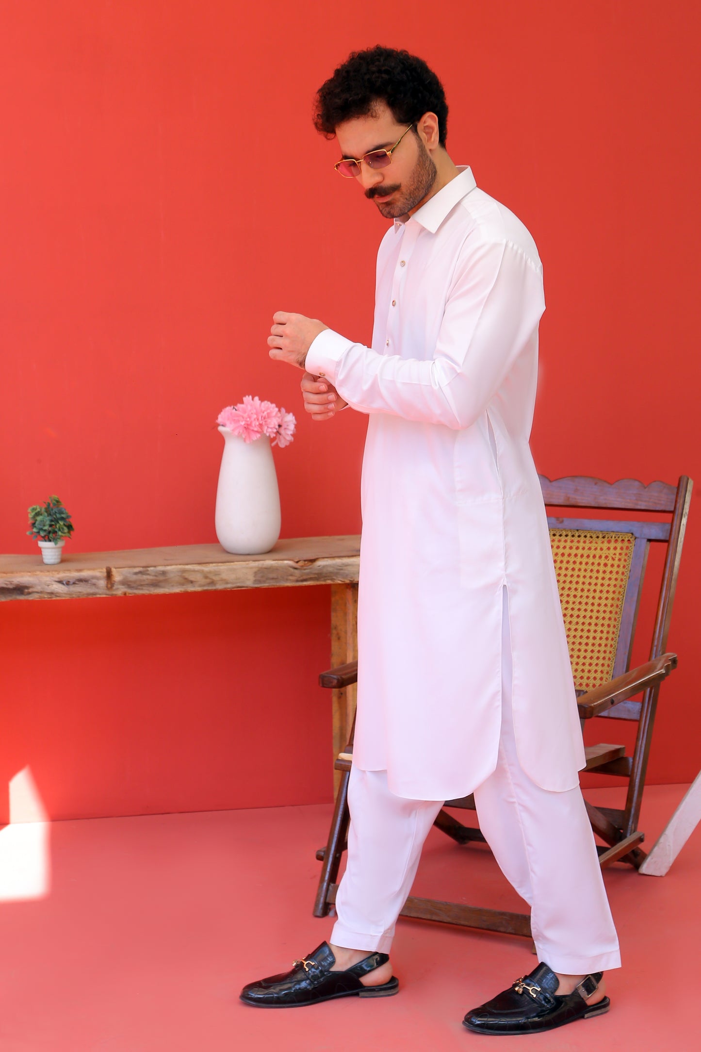 White Shalwar Kameez