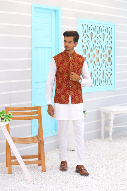 mens pakistani waistcoat