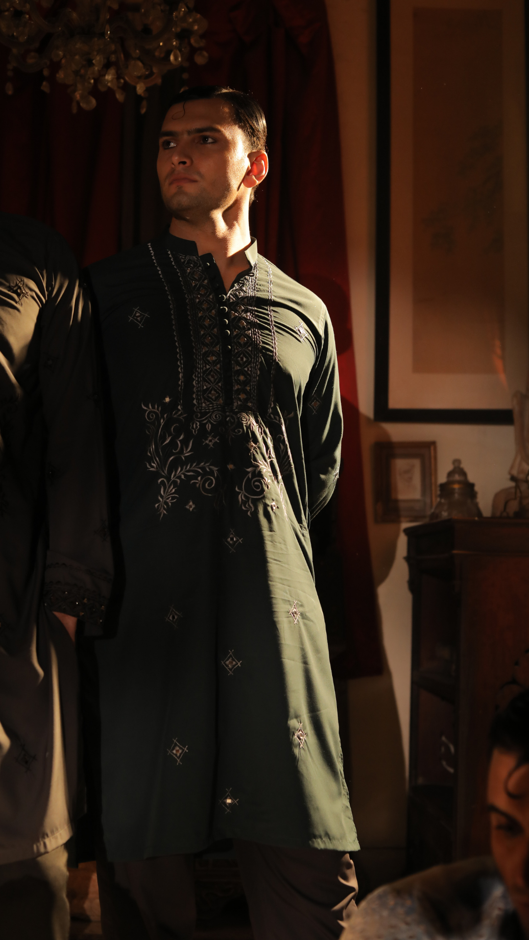 Bawaqar Zebaish Abla Embroidery Dress For Men