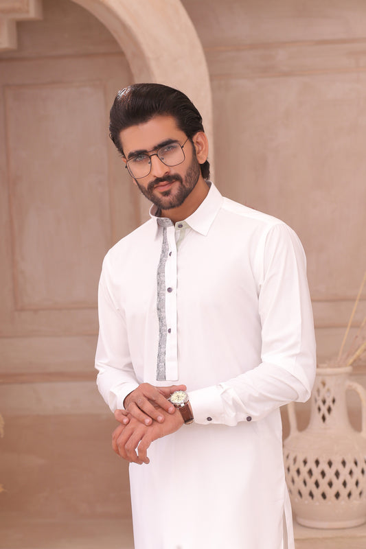 MC KP 13 Shalwar Kameez Mens - Mashal Couture