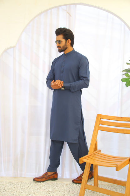 Blue Shalwar Kameez