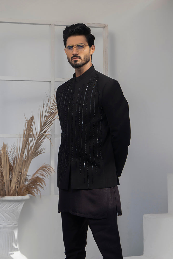 Pakistani black men's prince suits