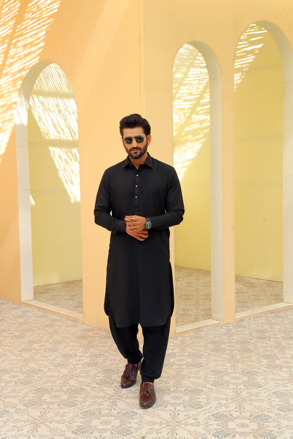 Black Shalwar Kameez