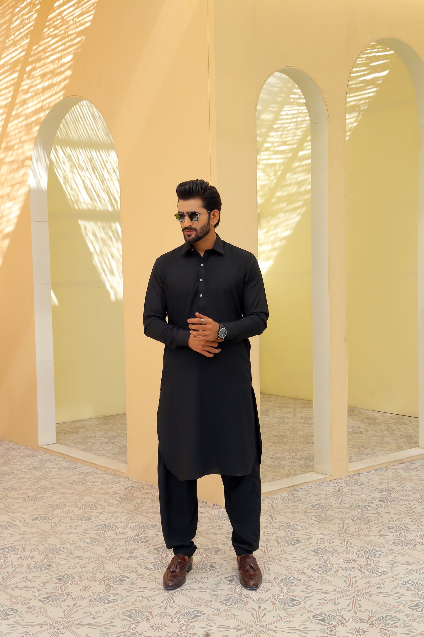 Black Shalwar Kameez