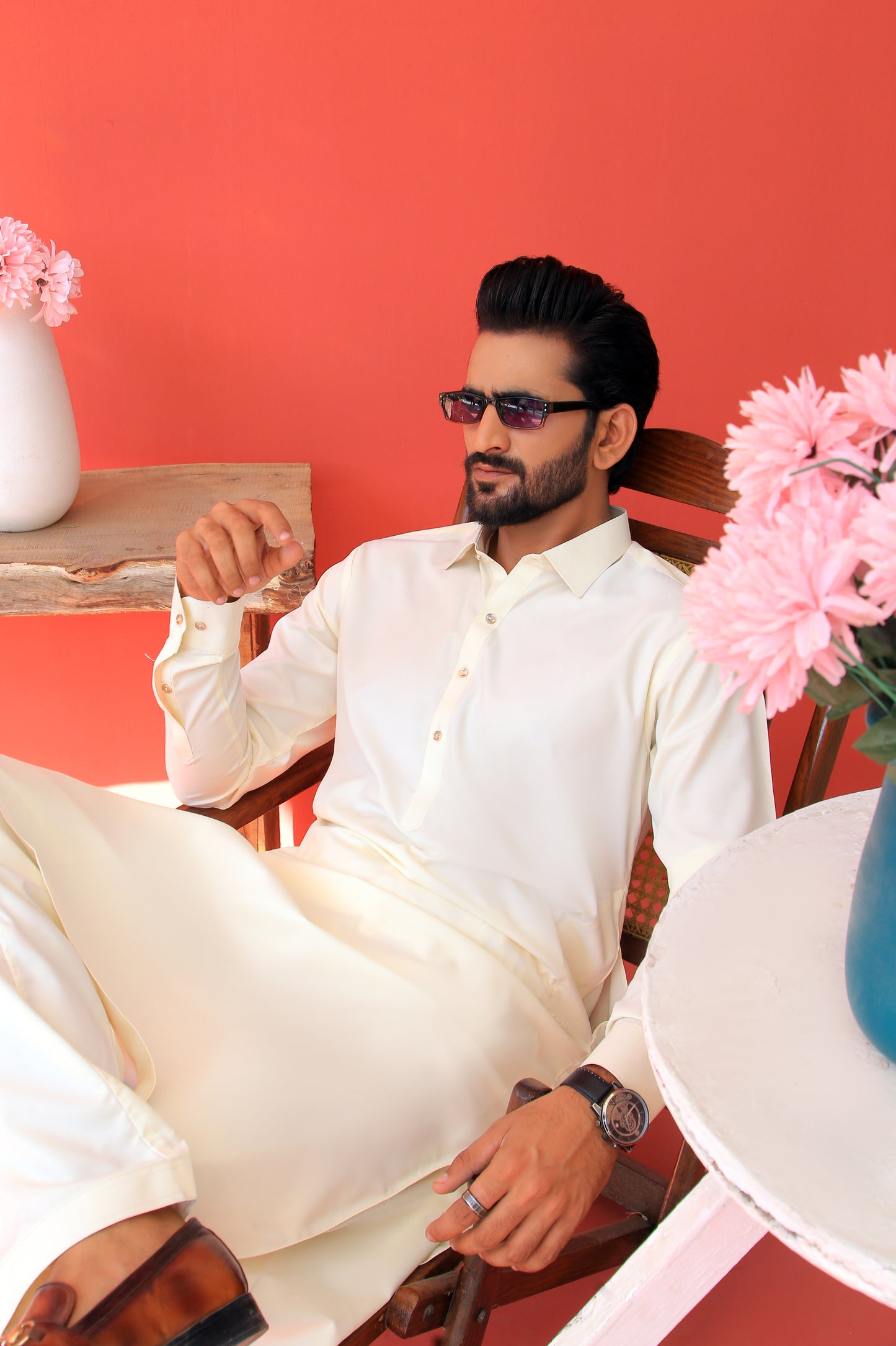 White Shalwar Kameez