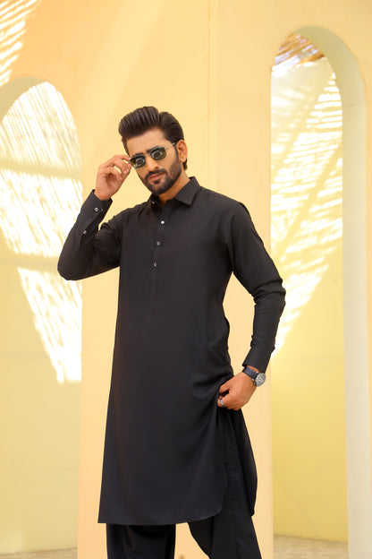 Black Shalwar Kameez