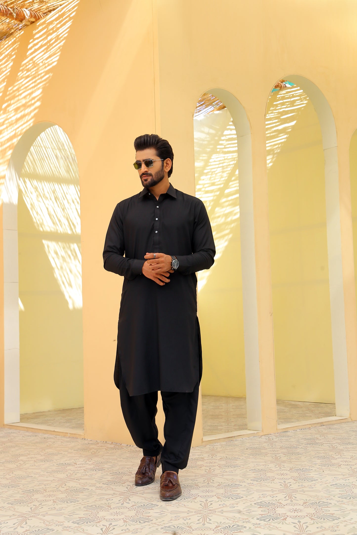 Black Shalwar Kameez