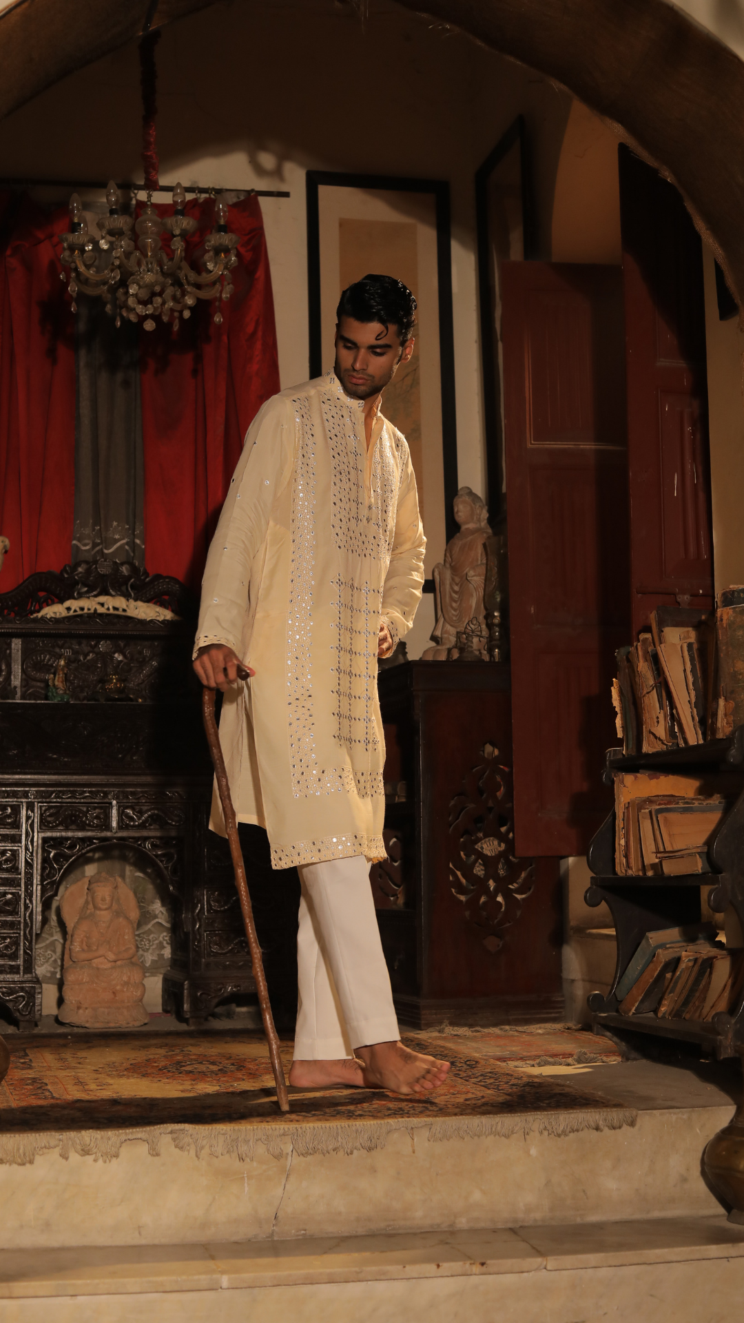 Shaistagi Abla Embroidery Work Kurta