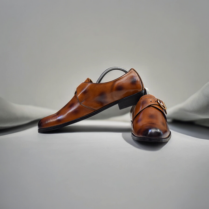 MC 60 Monk Single Strap Shoes - Mashal Couture